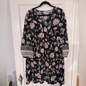 Old Navy Boho Floral Maternity Dress size XL